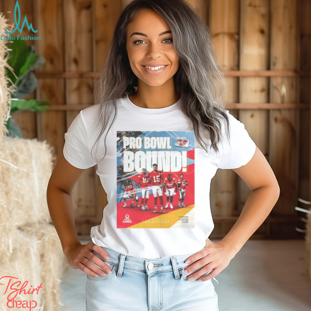 Kansas City Chiefs Five Chiefs Were Selected For NFL 2024 Pro Bowl Games Pro Bowl Bound Unisex T Shirt Kansas City Chiefs Five Chiefs Were Selected For NFL 2024 Pro Bowl Games Pro Bowl Bound Unisex T Shirt