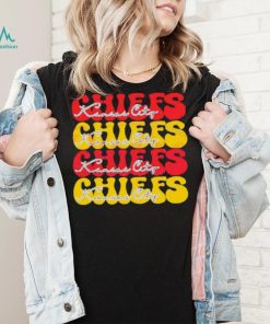 Kansas City Chiefs Football Bubble Red Yellow shirt