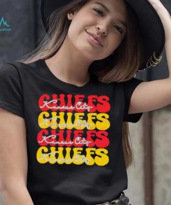 Kansas City Chiefs Football Bubble Red Yellow shirt