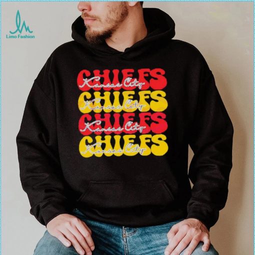 Kansas City Chiefs Football Bubble Red Yellow shirt