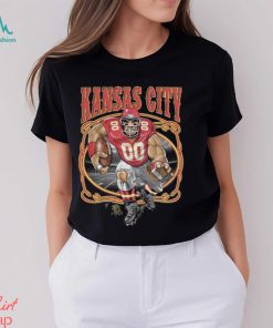 Kansas City Chiefs Football Player Mascot T Shirt