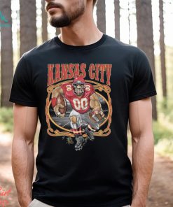 Kansas City Chiefs Football Player Mascot T Shirt