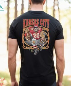 Kansas City Chiefs Football Player Mascot T Shirt