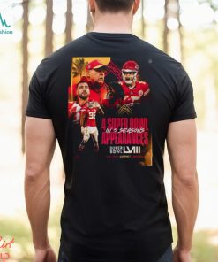 Kansas City Chiefs Get 4 Super Bowl In 5 Seasons Appearances With AFC Champions NFL Playoffs Season 2023 2024 T Shirt