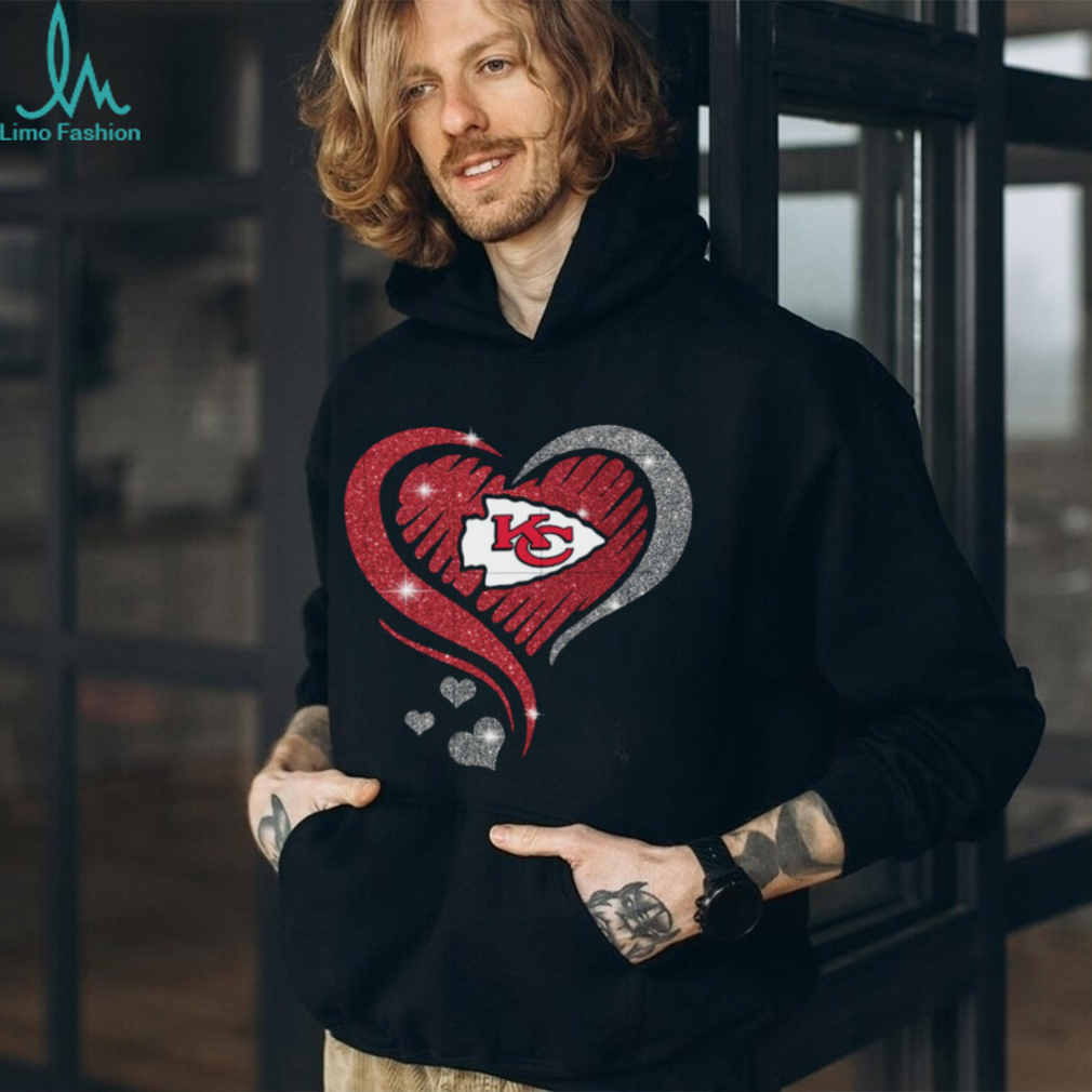 Kansas City Chiefs Heart Tshirt Kansas City Chiefs Heart Tshirt