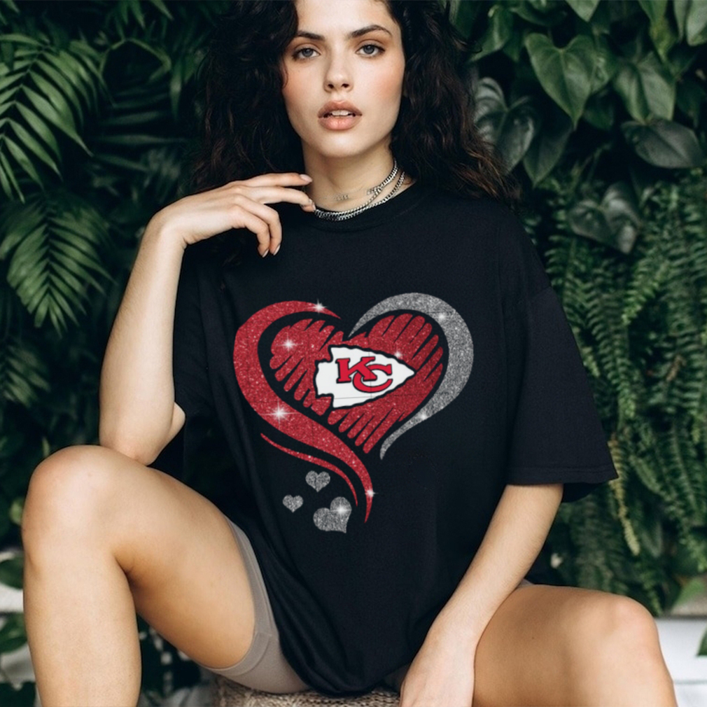 Kansas City Chiefs Heart Tshirt Kansas City Chiefs Heart Tshirt