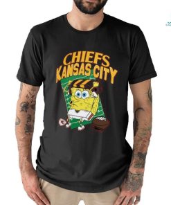 Kansas City Chiefs Homage Youth Super Bowl LVIII x Spongebob Squarepants Tri Blend T Shirt
