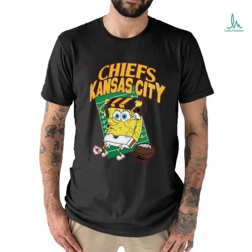 Kansas City Chiefs Homage Youth Super Bowl LVIII x Spongebob Squarepants Tri Blend T Shirt