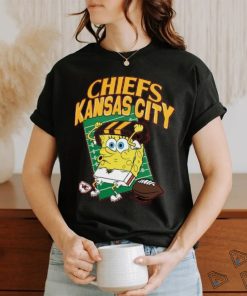 Kansas City Chiefs Homage Youth Super Bowl LVIII x Spongebob Squarepants Tri Blend T Shirt