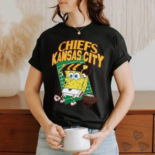 Kansas City Chiefs Homage Youth Super Bowl LVIII x Spongebob Squarepants Tri Blend T Shirt