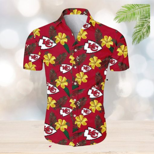 Kansas City Chiefs KCC Tropical Flower Hawaiian Shirt Gift For Fans NFL