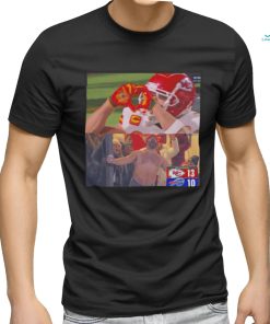 Kansas City Chiefs Kelce vibes in Buffalo shirt