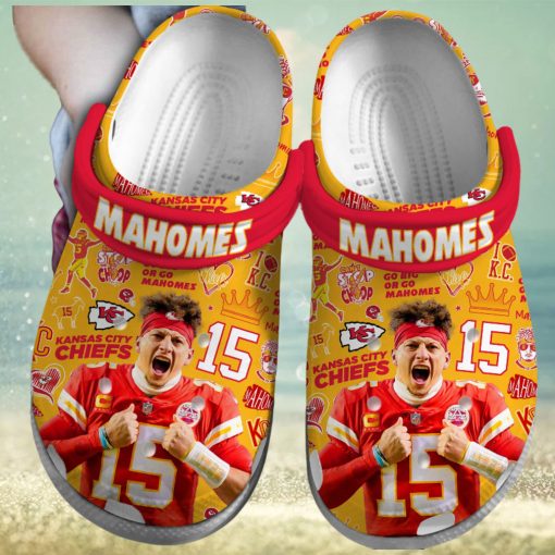 Kansas City Chiefs Mahomes NFL Sport Crocs Crocband Clogs Shoes Comfortable For Men Women and Kids – Footwearelite Exclusive