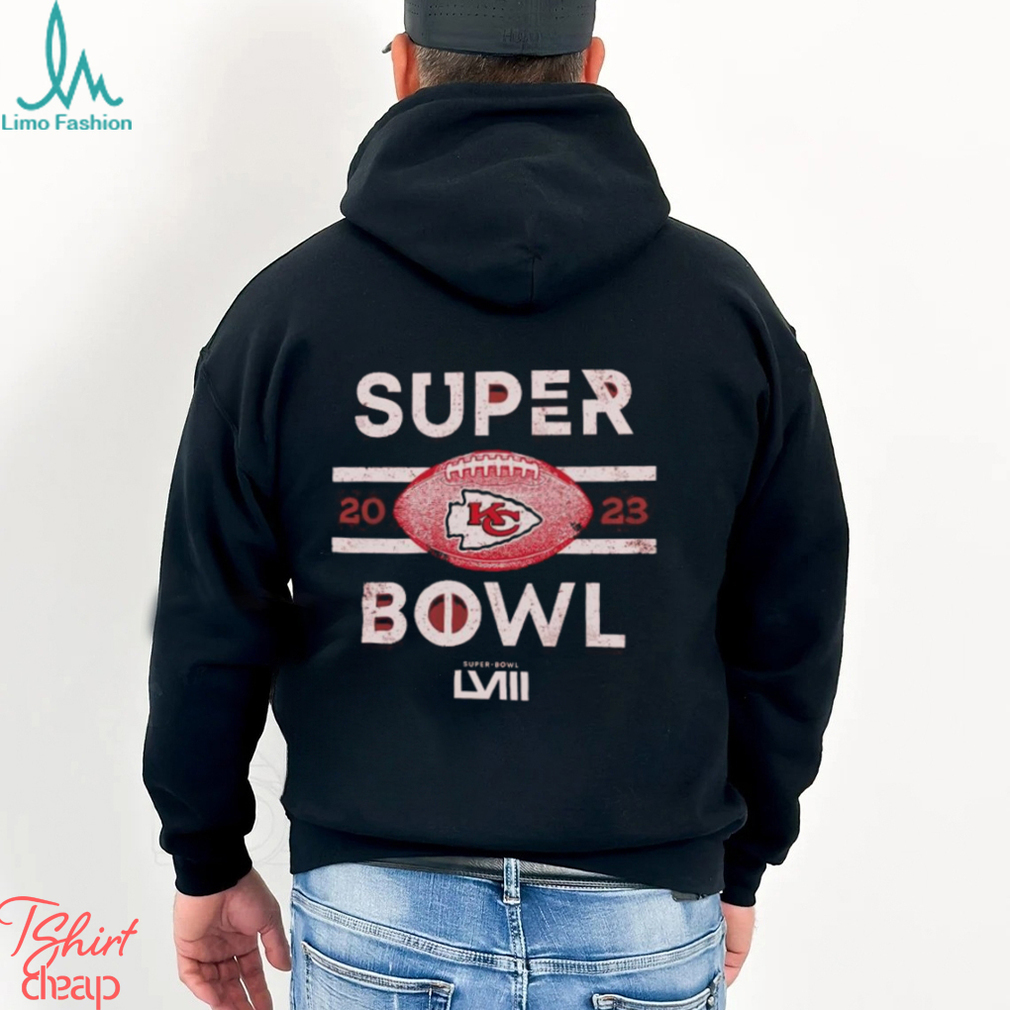 Kansas City Chiefs Majestic Threads Super Bowl LVIII Tri Blend Soft Hand Shirt Kansas City Chiefs Majestic Threads Super Bowl LVIII Tri Blend Soft Hand Shirt