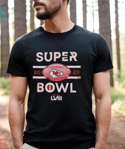 Kansas City Chiefs Majestic Threads Super Bowl LVIII Tri Blend Soft Hand Shirt