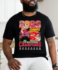 Kansas City Chiefs Mascot 2023 AFC West Division Champions Chiefs Kingdom Shirt