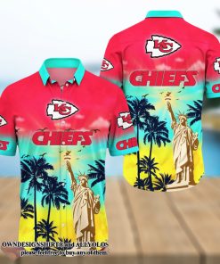 Kansas City Chiefs NFL Flower Summer Football 3D Full Print Hawaiian Shirt