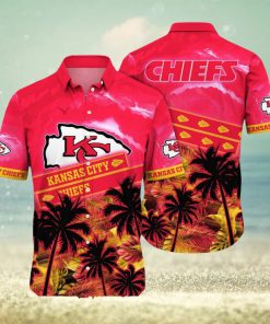 Kansas City Chiefs NFL Flower Summer Football Full Printed 3D Hawaiian Shirt