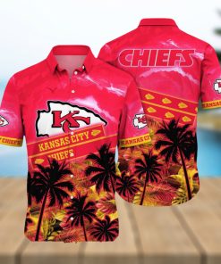 Kansas City Chiefs NFL Flower Summer Football Full Printed 3D Hawaiian Shirt