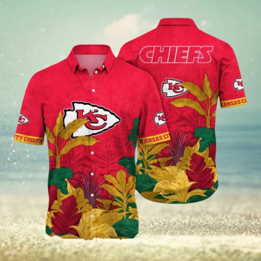 Kansas City Chiefs NFL Flower Summer Football Full Printed Unisex Hawaiian Shirt