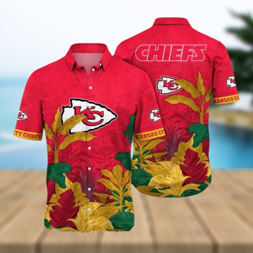 Kansas City Chiefs NFL Flower Summer Football Full Printed Unisex Hawaiian Shirt