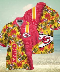 Kansas City Chiefs NFL Team Football Button Down Hawaiian Shirt For Fans Men And Women Gift Aloha Beach