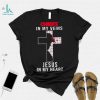 Kansas City Chiefs Nfl In My Veins Jesus In My Heart Cross 2024 T Shirt