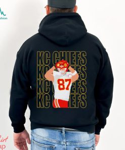Kansas City Chiefs Player 87 Travis Kelce Heart Hands Shirt