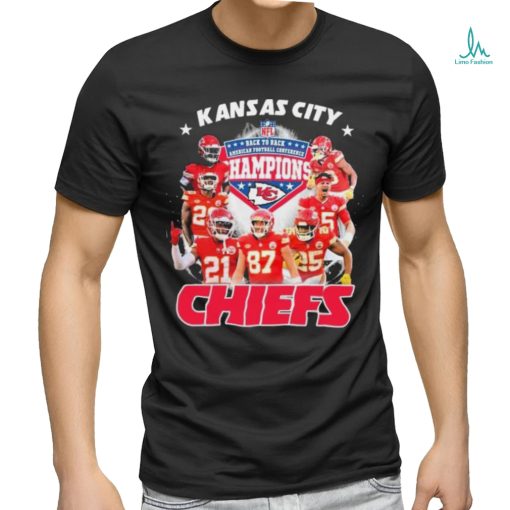 Kansas City Chiefs Players Back To Back American Football Conference Champions Shirt