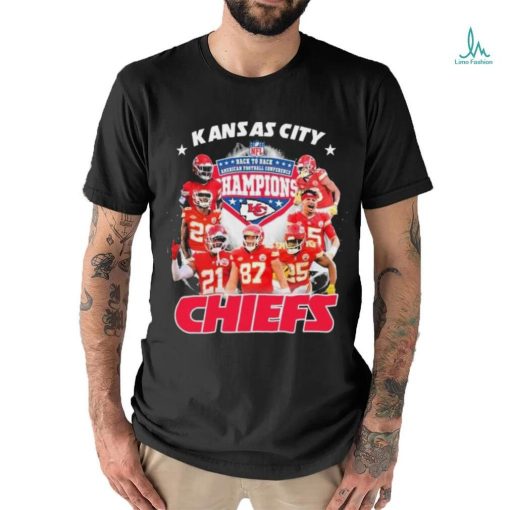 Kansas City Chiefs Players Back To Back American Football Conference Champions Shirt