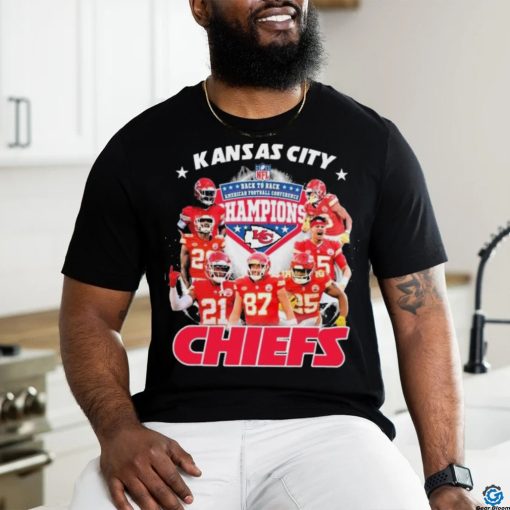 Kansas City Chiefs Players Back To Back American Football Conference Champions Shirt