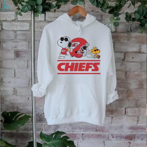 Kansas City Chiefs Snoopy And Woodstock Helmet Shirt