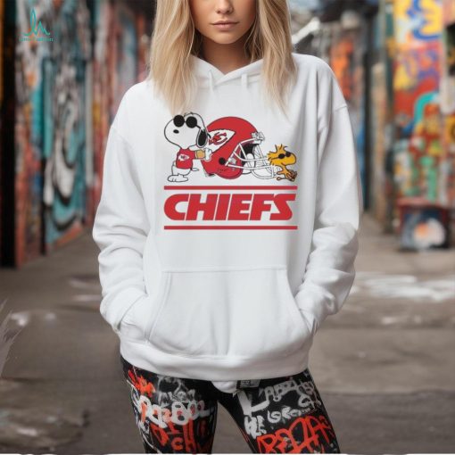 Kansas City Chiefs Snoopy And Woodstock Helmet Shirt