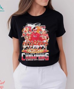 Kansas City Chiefs Sport Team 2023 Afc west division champions Super Bowl LVIII signatures shrit