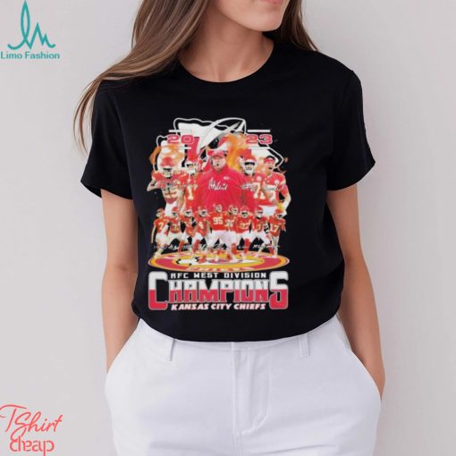 Kansas City Chiefs Sport Team 2023 Afc west division champions Super Bowl LVIII signatures shrit