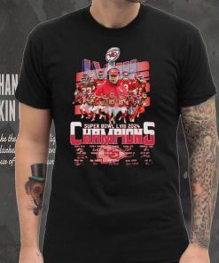 Kansas City Chiefs Super Bowl LVIII 2024 Champions Signatures T Shirt