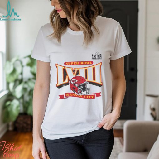 Kansas City Chiefs Super Bowl LVIII Helmet Shirt