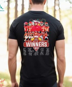 Kansas City Chiefs Team 2023 2024 AFC Wild Card Winner Signatures Shirt, hoodie, sweater, long sleeve and tank top Kansas City Chiefs Team 2023 2024 AFC Wild Card Winner Signatures Shirt