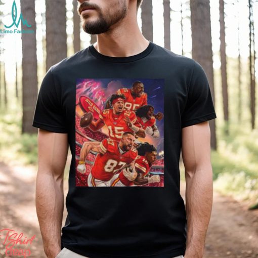 Kansas City Chiefs The Kingdom Awaits NFL Wild Card Weekend Season 2023 Unisex T Shirt