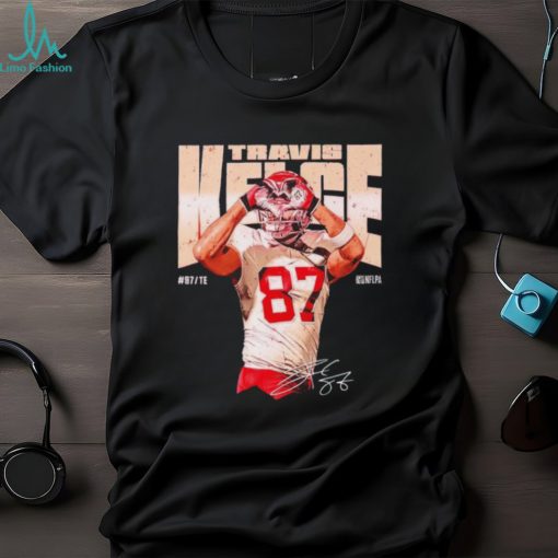 Kansas City Chiefs Travis Kelce heart signature shirt