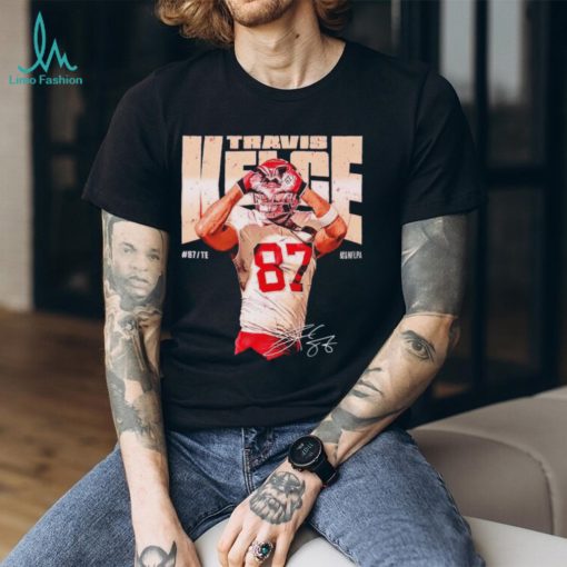 Kansas City Chiefs Travis Kelce heart signature shirt