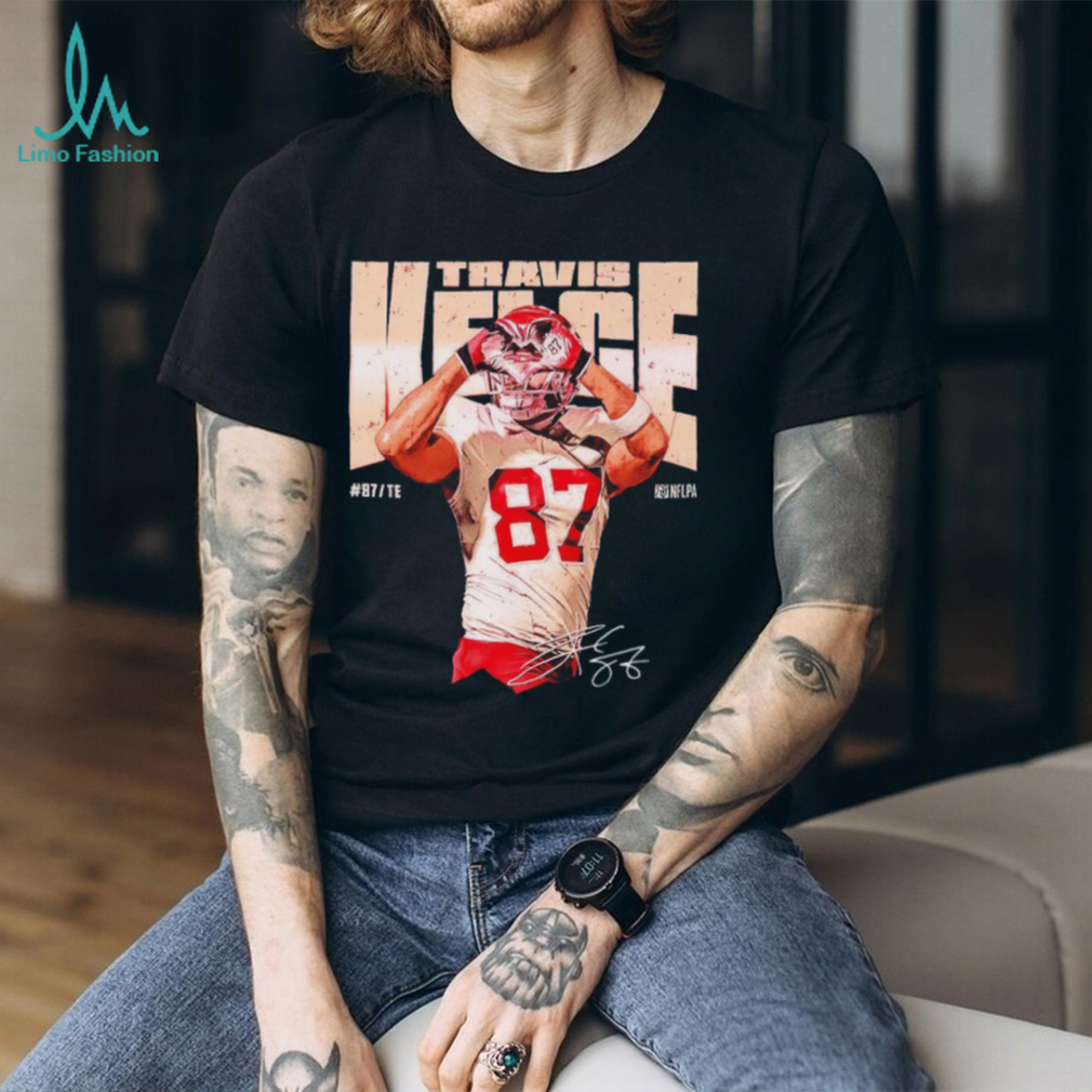 Kansas City Chiefs Travis Kelce heart signature shirt Kansas City Chiefs Travis Kelce heart signature shirt