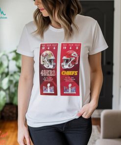 Kansas City Chiefs Vs San Francisco 49ers Super Bowl Lviii Matchup Ticket Sales T Shirt