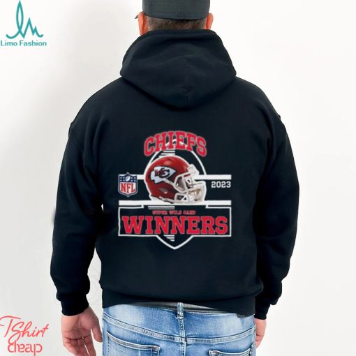 Kansas City Chiefs Winners Champions 2023 Super Wild Card NFL Divisional Helmet Logo T Shirt