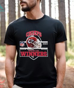 Kansas City Chiefs Winners Champions 2023 Super Wild Card NFL Divisional Helmet Logo T Shirt