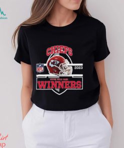 Kansas City Chiefs Winners Champions 2023 Super Wild Card NFL Divisional Helmet Logo T Shirt