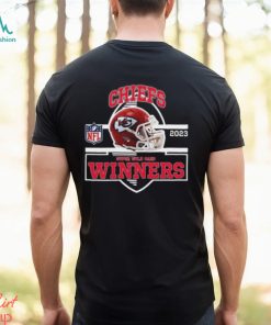 Kansas City Chiefs Winners Champions 2023 Super Wild Card NFL Divisional Helmet Logo T Shirt