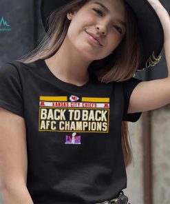 Kansas City Chiefs back to back AFC Champions shirt