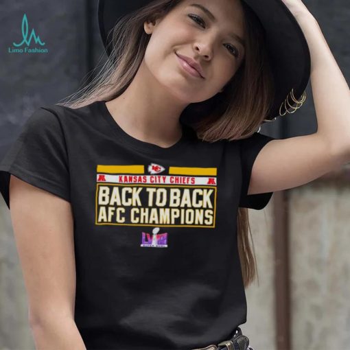 Kansas City Chiefs back to back AFC Champions shirt