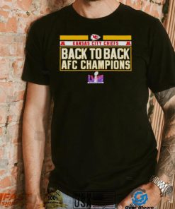 Kansas City Chiefs back to back AFC Champions shirt